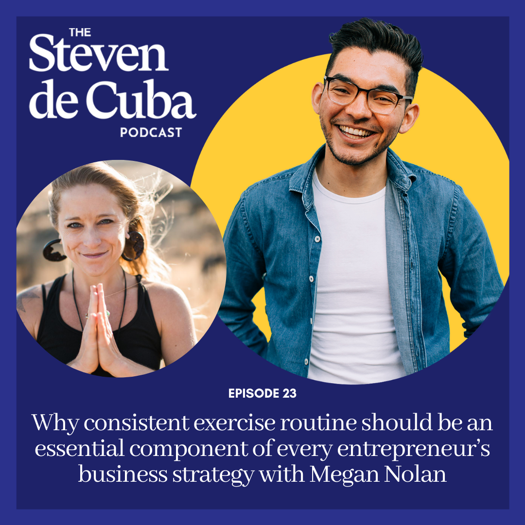 Podcast-Cover-3 #23 - Why consistent exercise routine should be an essential component of every entrepreneur’s business strategy with Megan Nolan Podcast 