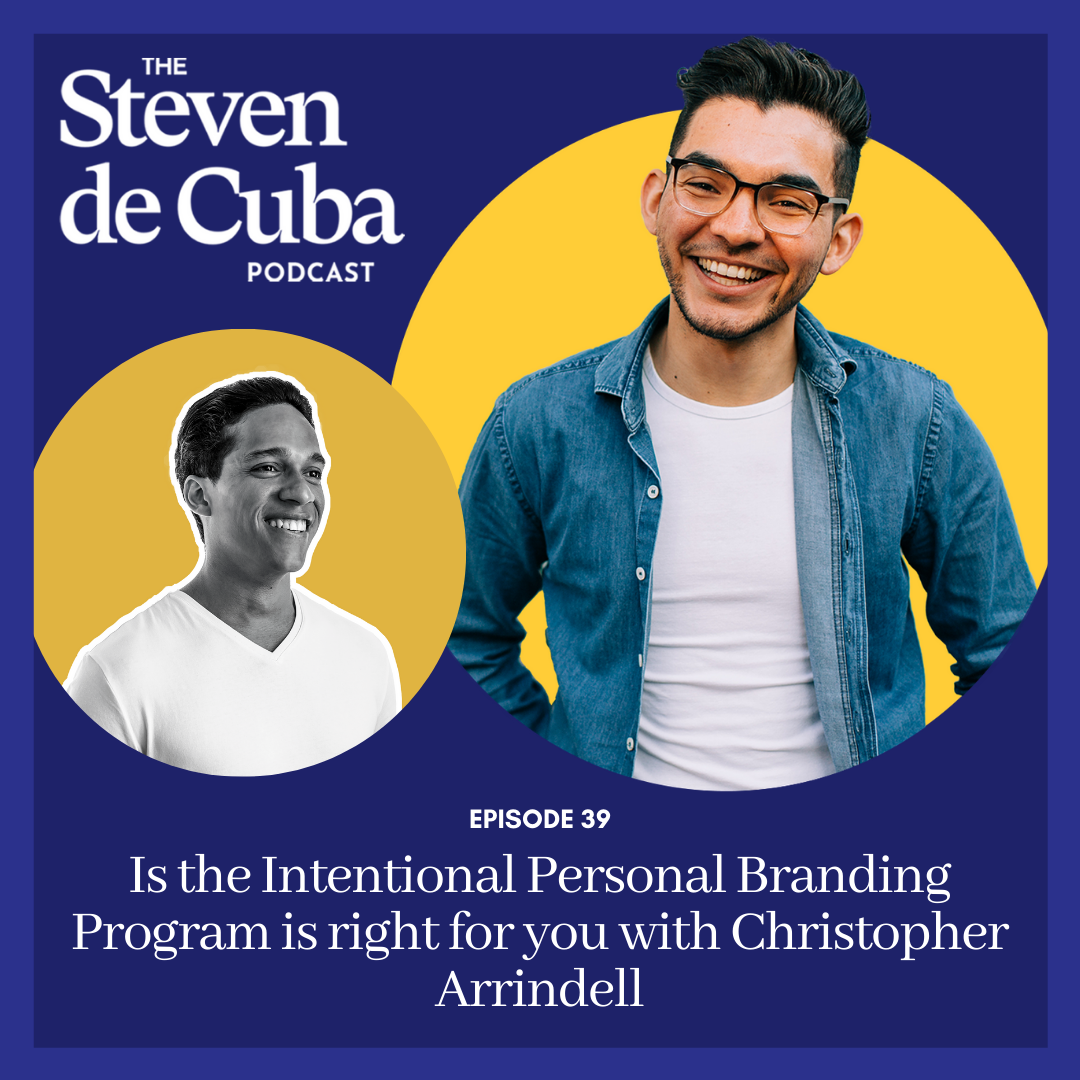 Podcast-Cover-7 #39 - Is the Intentional Personal Branding Program is right for you with Christopher Arrindell Podcast 