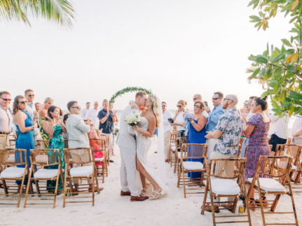 Flamingo Beach Aruba: Alyssa and Kyle’s Dream Beach Wedding at the Renaissance Private Island Aruba